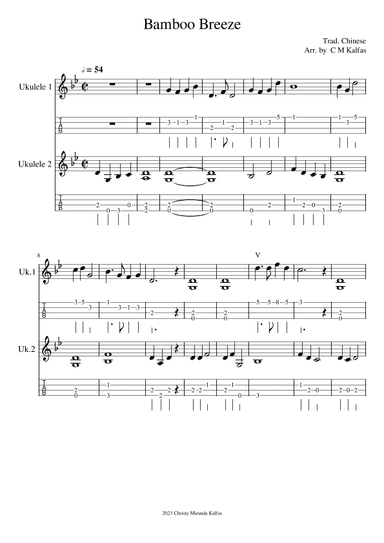 Bamboo Breeze (arr. Christy Kalfas)