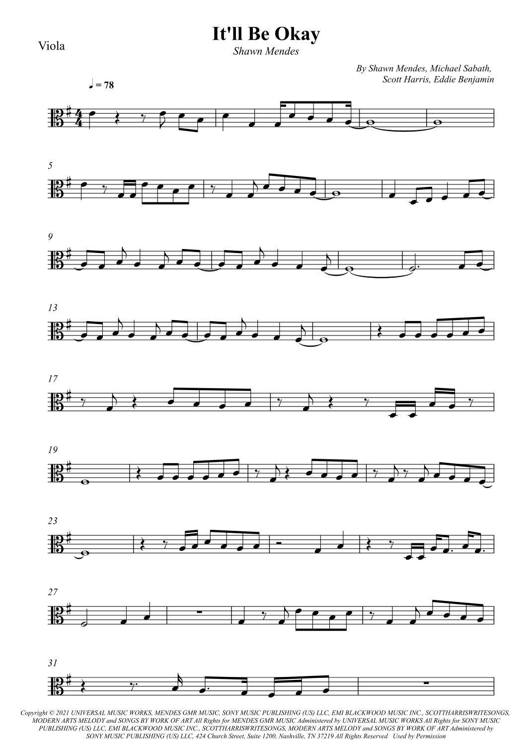 It'll Be Okay (arr. Wesley S. SIlva)