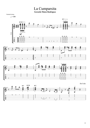 La Cumparsita (arr. Edina Balczo)