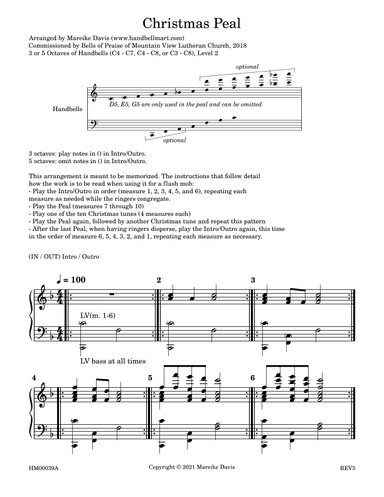 Christmas Peal for Handbells (arr. Mareike Davis)