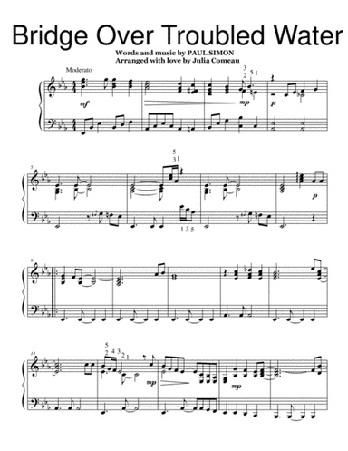 Bridge Over Troubled Water (arr. Julia Karrandjas)