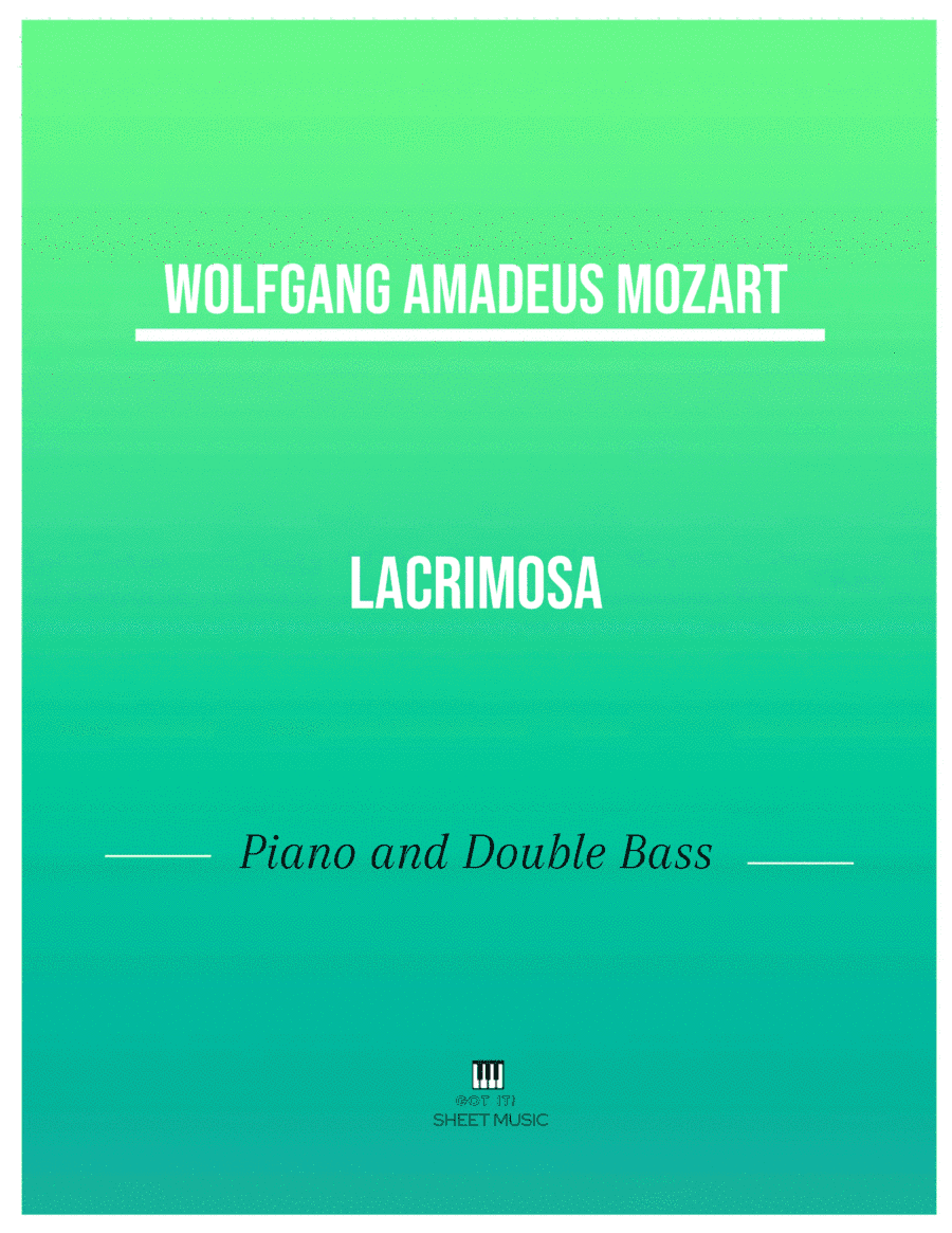 Mozart - Lacrimosa (Piano and Double Bass) (arr. ANDRE LAITANO)