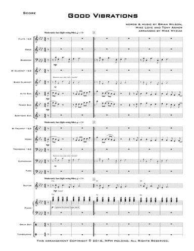 Good Vibrations (arr. Mike Hyziak)