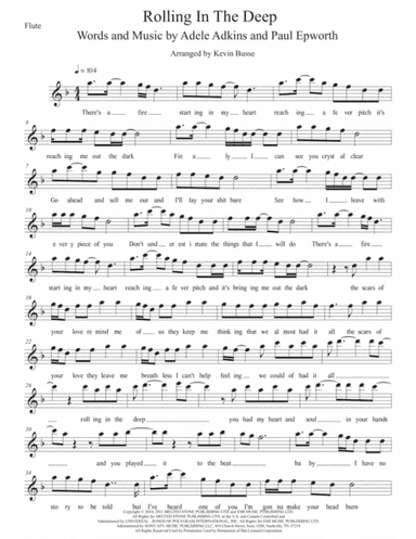 Rolling In The Deep (arr. Kevin Busse)