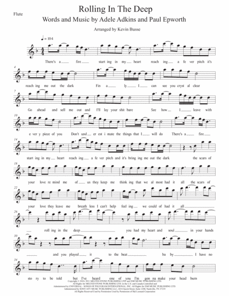 Rolling In The Deep (arr. Kevin Busse)