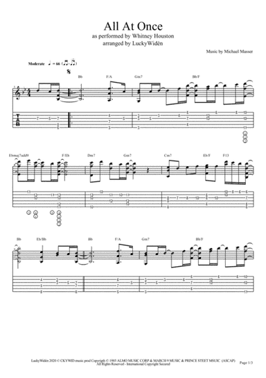 All At Once (arr. Lucky Widén)