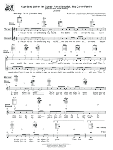 Cups (When I'm Gone) (arr. Samson Trinh)