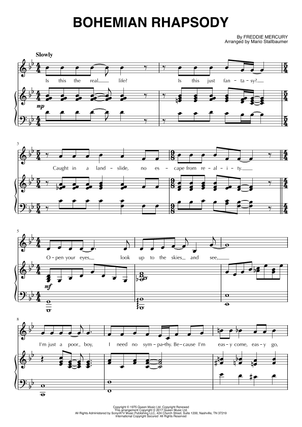 Bohemian Rhapsody (arr. Mario Stallbaumer)