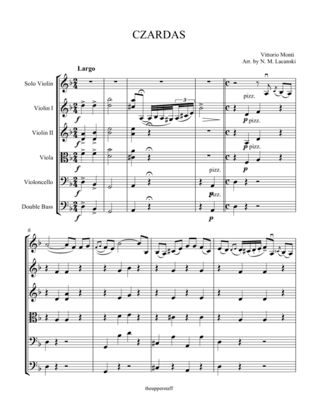 Czardas (arr. Nick Lacanski)