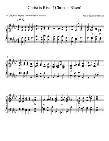 Christ is Risen! Christ is Risen! (arr. Sharon Hanjian Rondeau)