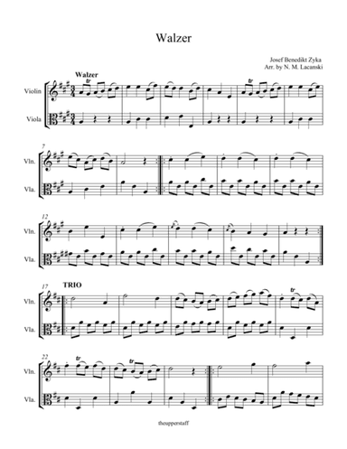 Walzer (arr. Nick Lacanski)