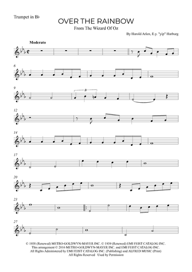 Over The Rainbow (arr. Alex Nunes Rodrigues)