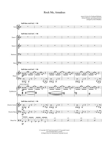 Rock Me Amadeus (arr. David Maddux)