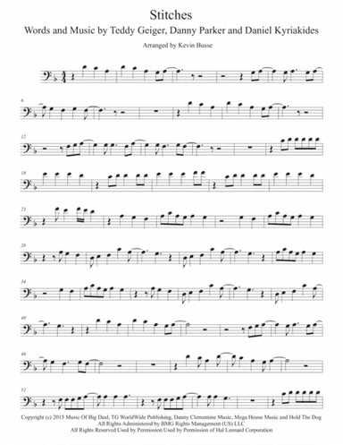 Stitches (arr. Kevin Busse)