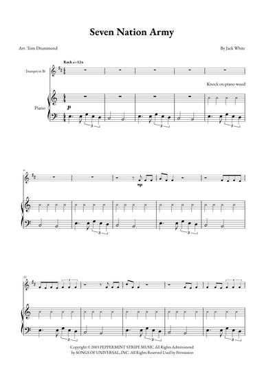 Seven Nation Army (arr. Tom Drummond)