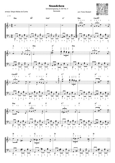 Serenade - D.957, Ständchen (arr. Sérgio Matias da Cunha)
