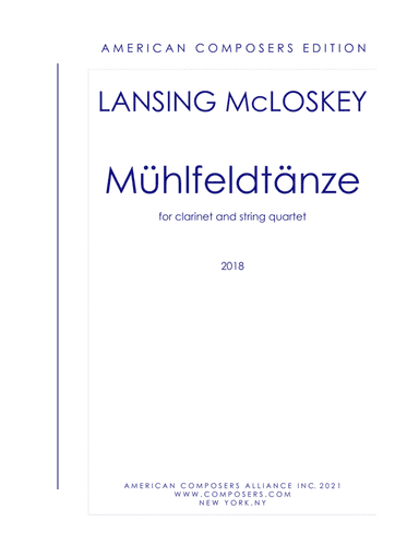 [McLoskey] Mühlfeldtänze