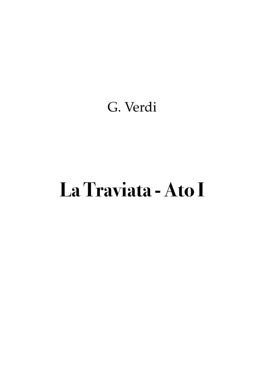 LA TRAVIATA ATO I (arr. F. Zago)