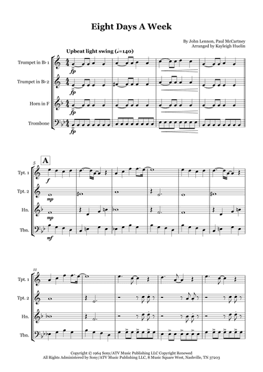 Eight Days A Week (arr. Kayleigh Huelin)