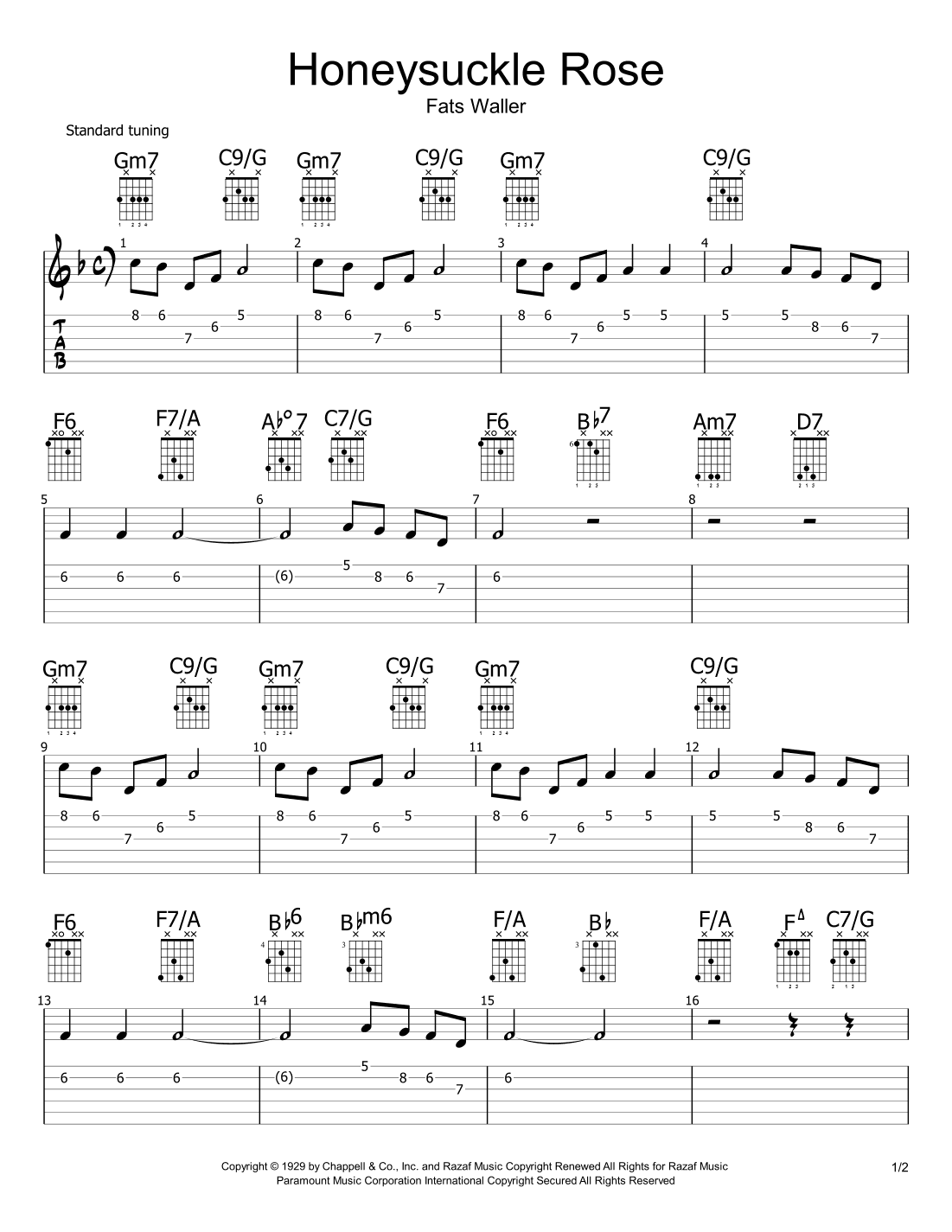 Honeysuckle Rose (arr. Philip M Jackson)