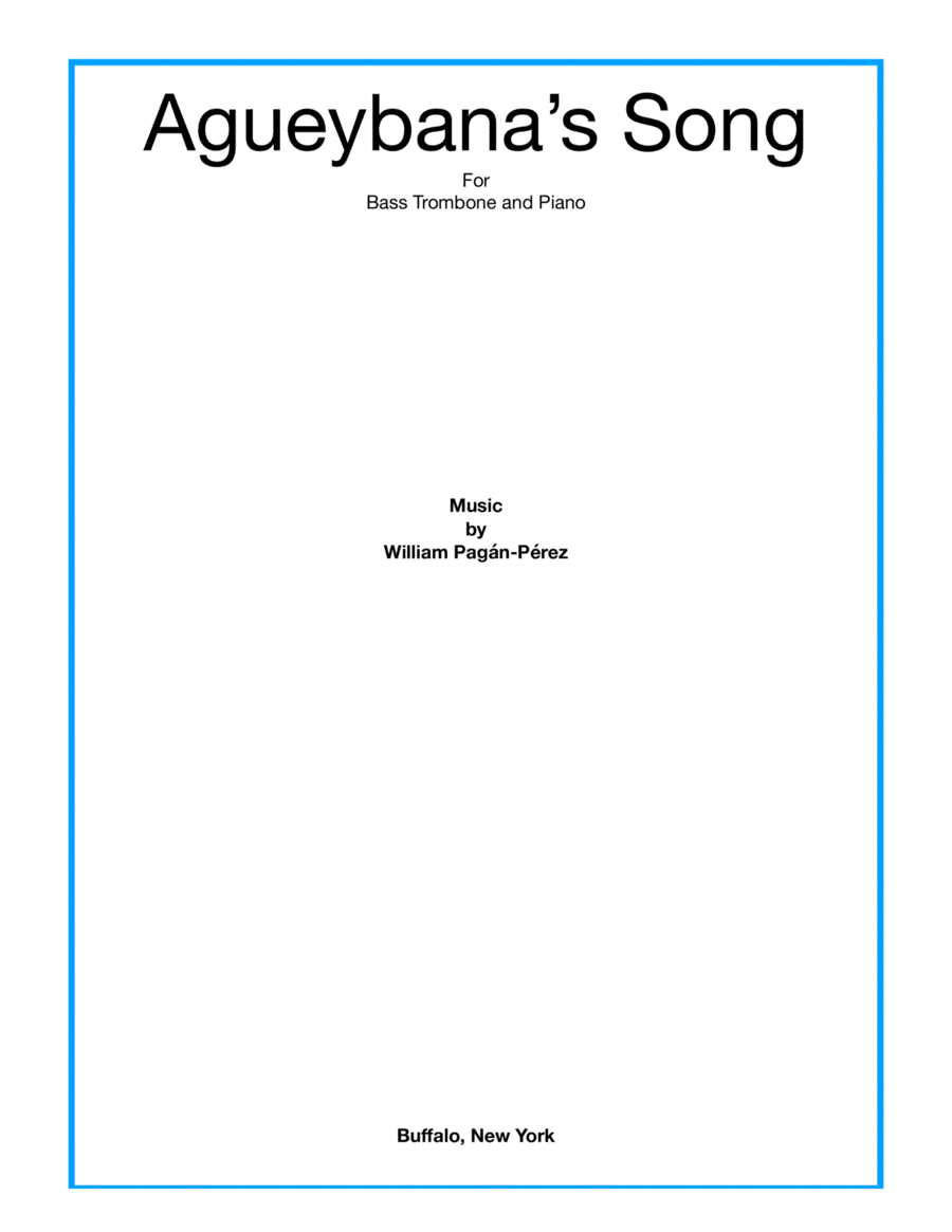 Agueybana's Song