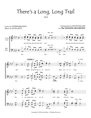 There's A Long, Long Trail (arr. Kevin Keller)