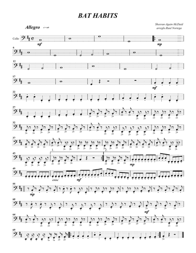 Bad Habits (arr. RAUL NORIEGA)