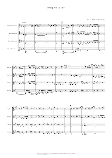 Bring Me To Life (arr. Junqueira's)