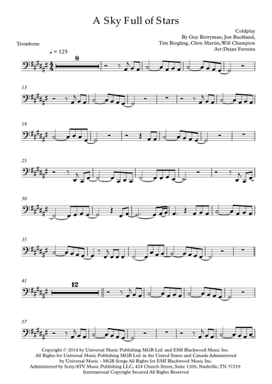 A Sky Full Of Stars (arr. Dejan Ferreira)