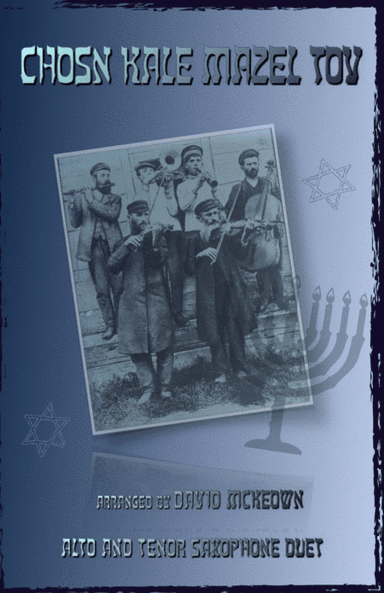 Mazel Tov, Klezmer Wedding Tune for Alto and Tenor Saxophone Duet (arr. David McKeown)