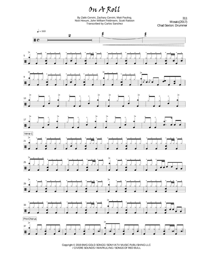 On A Roll (arr. Carlos Sanchez)