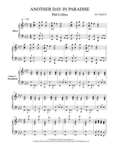 Another Day In Paradise (arr. Music Greatness)