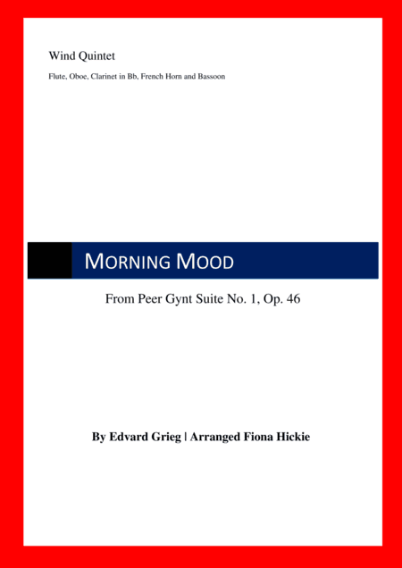 Morning Mood (arr. Fiona Alice Hickie)