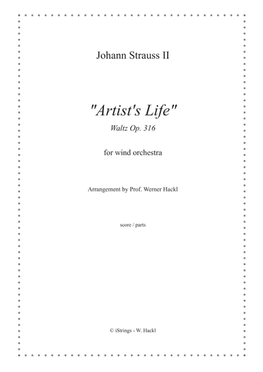 "Artist's Life" - Waltz (arr. Werner Hackl)