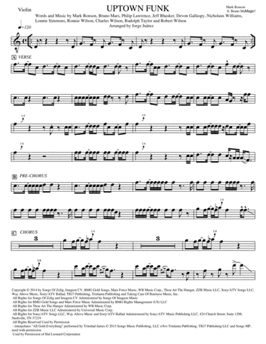 Uptown Funk (arr. Jorge Juárez)