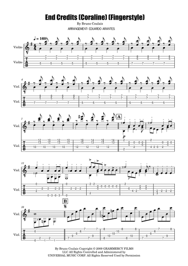 End Credits (arr. Eduardo Arantes)