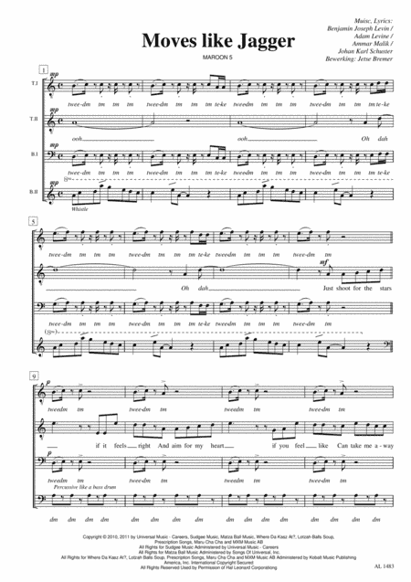 Moves Like Jagger (arr. Jetse Bremer)