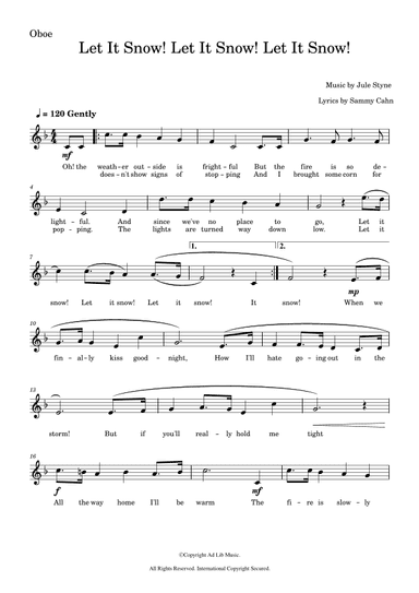 Let It Snow! Let It Snow! Let It Snow! (arr. Music Ad Lib)