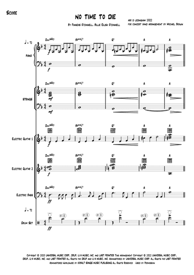 No Time To Die (arr. Musiscorz)