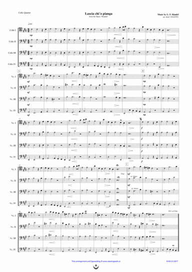 Lascia ch´io pianga (Handel) (arr. Josef STASTNY)