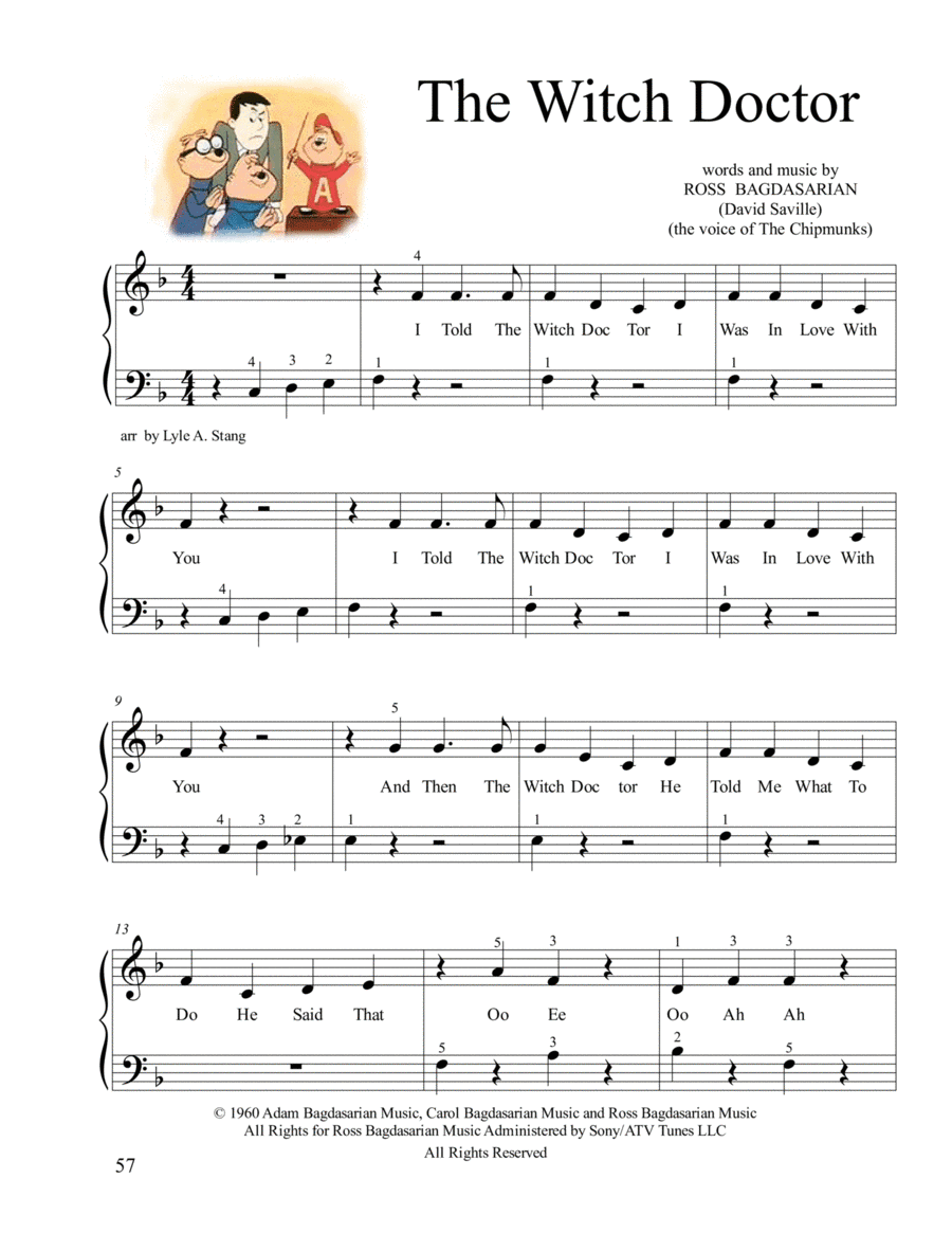 Witch Doctor (arr. lyle stang music)