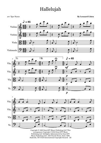Hallelujah (arr. Ygor Nunes Silva)