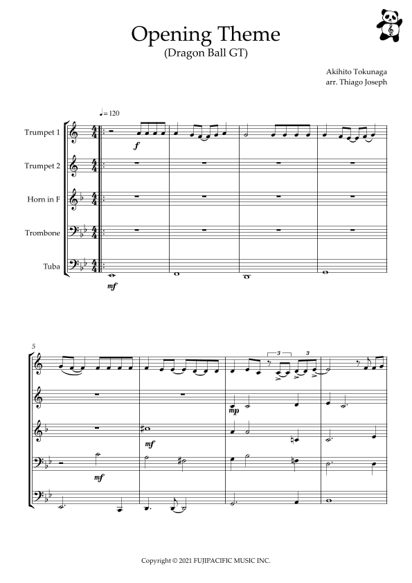 Dragon Ball Gt (arr. Thiago Joseph)
