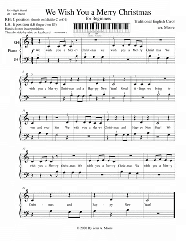 We Wish You a Merry Christmas (arr. Sean Moore)