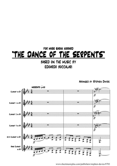 "The Dance Of The Serpents" by Edoardo Boccalari arranged for Clarinet Sextet by Stephen Davies (arr. Stephen Davies)