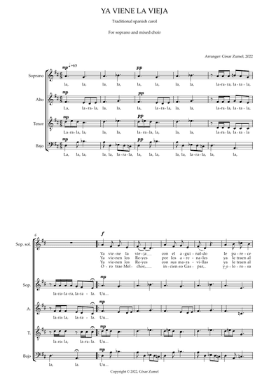 Ya viene la vieja (arr. César Zumel)