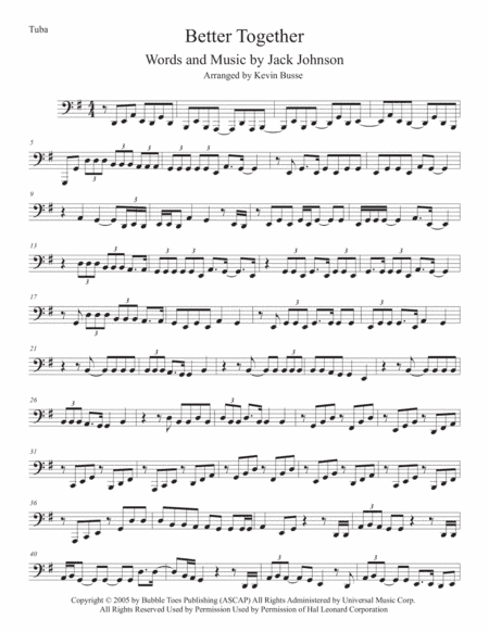 Better Together (arr. Kevin Busse)