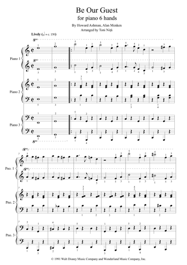 Be Our Guest (arr. Toni Nita)