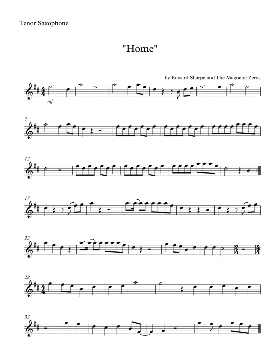 Home (arr. SongBird Music)