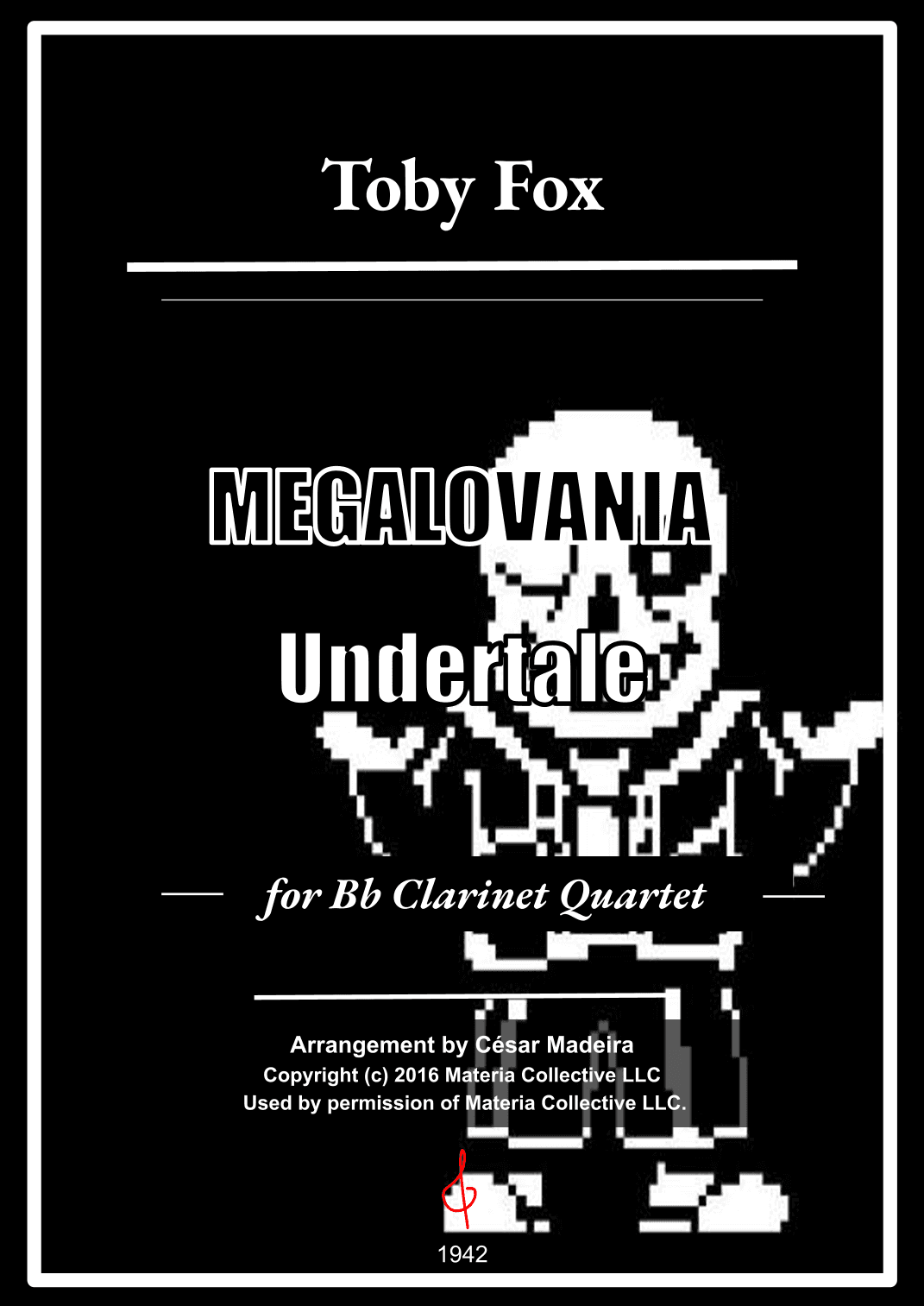 Megalovania - Score Only (arr. César Madeira)